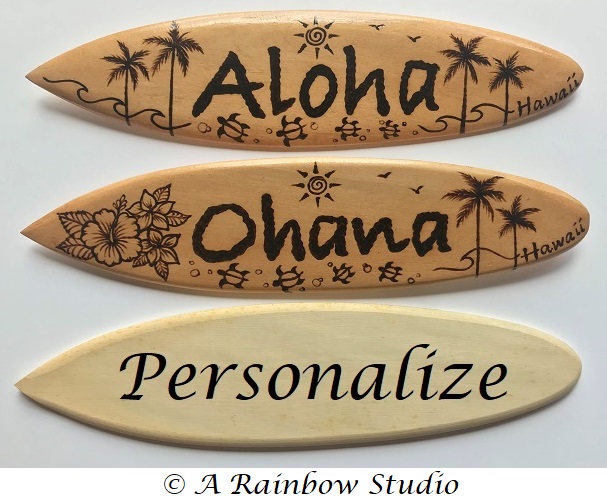 Small Surfboards x3 #1 - A Rainbow Studio | Henna & Jagua Tattoo